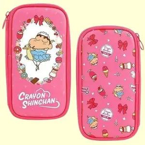 ( )중등 학생 짱구 필통 소품케이스 화장품 입학 디저트타임5 다용도 튼튼한 1P 초등