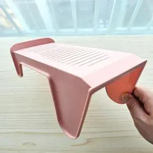 ( )공간활용 신발 정리대 슬리퍼 현관 정리대 수납 보관대 틈새 플라스틱