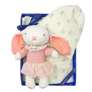 (압소바) 26SS엘로무소바디슈트(모자)토끼인형 세트 2종택1 E1A1310630