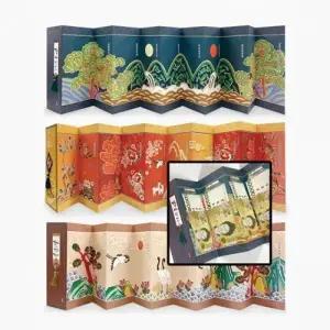 병풍 용돈 봉투 전통 디자인 봉투 명절 부모님 용돈 지갑 이벤트 봉투