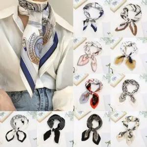 ( )여성봄스카프 스카프 가방 끈 헤어 레이어드 방도 헤어 스카프 롱 끈 방도 가방 가을 미니 봄