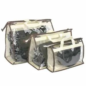 ( )핸드백 보관 정리함 대형 가방넣는지퍼백 옷장가방보관백 명품백보관가방 드레스룸가방정리 옷장정리 안