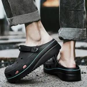 남성 푹신 키높이 슬리퍼 샌들 아쿠아슈즈 실내화 물놀이슬리퍼