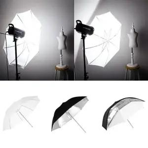 (색상 화이트)촬영용 조명 우산 화이트 반사판 확산판 사진 110cm