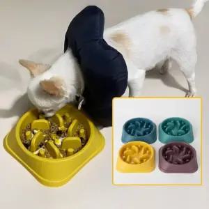 슬로우 강아지 식기 미로 밥그릇 급체 방지