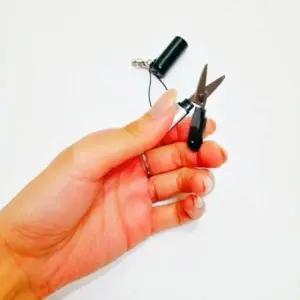 ( )간편 휴대용 안전가위 핸디형 초소형 안전가위 문구 수공예 미니 여행용