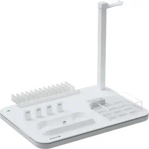 호산웰 스위치 컨트롤러 충전 도크 스테이션(RGB 라이트 포함) 게임 주최자 스테이션 및 OLED 조이콘