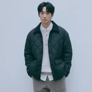 백화점 마인드브릿지 25코듀로이 카라 퀼팅 점퍼 2colors