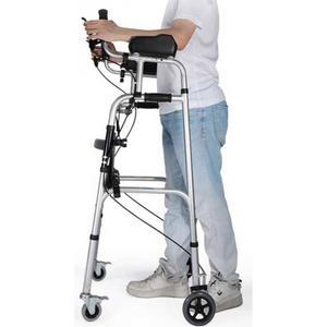 사륜 워커 보조 보행 훈련 쿠션 팔걸이 보조기 보행기