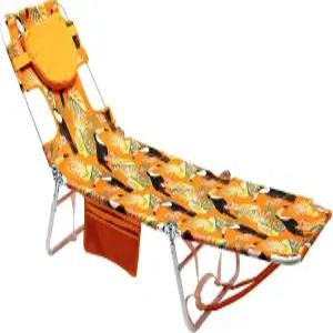 얼굴 구멍이 있는 써니필 라운지 비치 체어 백팩 리클라이닝 선 페이스 다운 태닝 야외 수영장용 휴대용