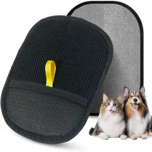 개와 고양이를 위한 베리디안 반려동물 제모 장갑 그루밍 가구 청소 소파 카시트 청소를 효율적인 탈착