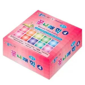 꽃나래 BA29SN81 학접기4 색종이 20개 세트 1P 종이접기 창의력