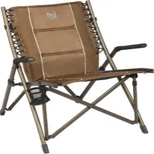 목재 리지 번지 접이식 캠핑 의자 암레스트 컵 홀더가 있는 헤비 듀티 패딩 낚시용 야외 라운지 잔디