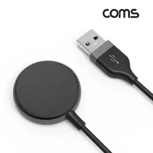 Coms G POWER 삼성 갤럭시 워치 무선 충전기 Black 패드 스마트