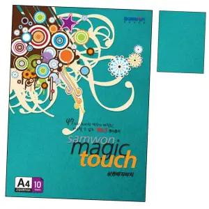 매직터치 EX54SZ66 A4 M27.청록색 180g 10매 1권 팜플렛 북아트