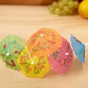 ( )40p 장식 우산꽂이 칵테일장식 장식우산 과일꽂이