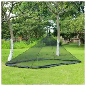 [리빙피스] 모기탈출 야외 모기장(블랙)