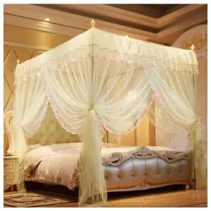 [리빙피스] 팰리스 커튼형 침대 모기장(180x220cm)