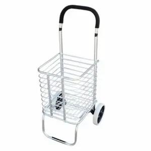 ( )폴딩 접이식 카트 바퀴 장 바구니 카트 알루미늄 대용량 쇼핑