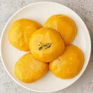 [자연맛남] 호박인절미 국산찹쌀 쫄깃한 찰떡 1kg 10개 (카스테라가...