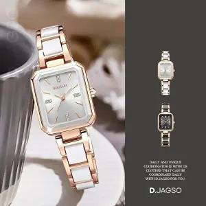 [셀러허브 패션]여성 사각 스퀘어 타입 얇은 럭셔리 손목시계 (46770622)
