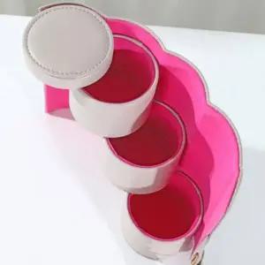 ( )3단 액세서리 수납함 귀걸이 반지 목걸이 정리 보관함 쥬얼리케이스