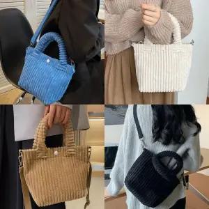 골덴 크로스백 코듀로이 핸드백 캐주얼 가방 미니 백