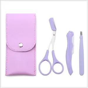 [에스에스_62]휴대용 숱가위 여행용 눈썹정리 눈썹칼 세트