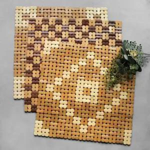 리썸 대나무 마작방석 차량용 의자 좌식