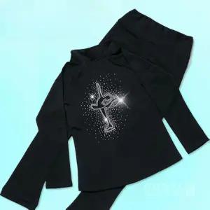 피겨연습복 레깅스 스케이트 상의 스케이팅 대회복 훈련용 피겨복 성인 팬츠 상하복 의류 바지 세트