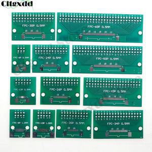 FPC FFC PCB 보드 커넥터 양면 어댑터 소켓 플레이트 DIY 키트 0.5mm 1mm 피치 6 핀 8 10 12 20 40 50 60 D