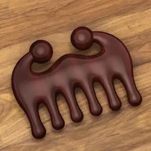 [에스에스_62]머리괄사빗 두피 코 턱 경락마사지 괄사빗