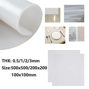 흰색 실리콘 가스켓 투명 매트 수지 패드 0.5mm1mm 2mm 3mm 고온 특이한 냄새 저항 고무 시트 없음