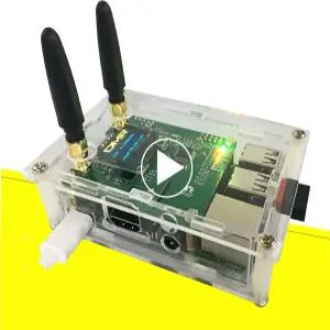 업그레이드된 듀플렉스 DMR 핫스팟 무선랜 이더넷 포트 조립 무선국 WiFi 디지털 음성 모뎀 지원 Dstar YSF