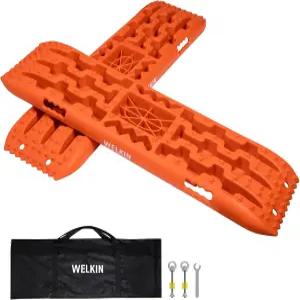 WELKIN 10톤 트랙션 보드 오프로드 차량/SUV/자동차/지프용 리커버리 트랙 매트 모래 진흙 얼음 눈 위의