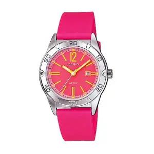 카시오 LTP-1388-4E2 캐쥬얼 여성 아날로그 우레탄 손목 시계