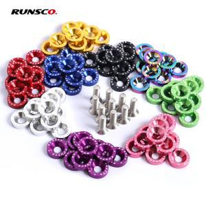 알루미늄 펜더 와셔 및 볼트 번호판 프레임 혼다 호환 닛산호환 BMW 호환용  10 피스