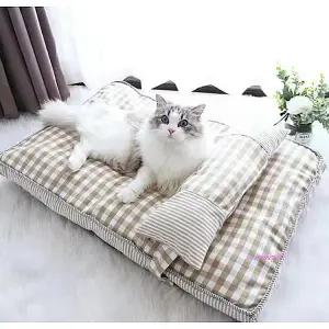 반려견침대쿠션 강아지 논슬립 고양이 미끄럼 방지 세탁 베개 꿀잠efg799