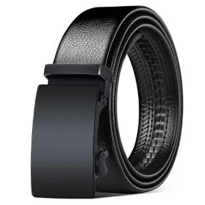 [셀러에이드]남자 가죽 벨트 허리띠 정장 자동 버클 혁대