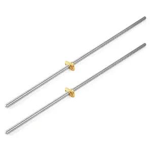 레드렉스 365mm T8 Z축 리드 스크류 Z봉 스테인리스 스틸 나사봉(브라스 너트 업그레이드 키트 포함) 엔더