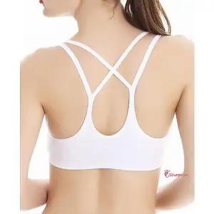 스포츠브라 노와이어 와이어리스 여름 브라탑 운동 속옷 할때 편한 와이어없는 끈탑 운동용 헬스abc193