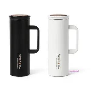 스텐텀블러 손잡이 대용량텀블러 450ml 보냉 보온 보틀 대형 벤티 워터 머그 차량용 여름 진공 휴대용zab19