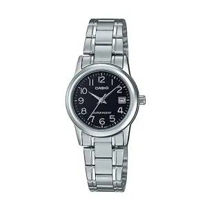 카시오 LTP-V002D-1B 여성 아날로그 메탈 손목 시계