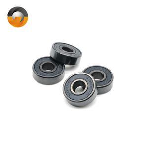 4PC 608 2RS 8x22x7mm 인라인 롤러 스케이트 휠 베어링 녹 방지 ABEC-11 볼 블랙 밀봉