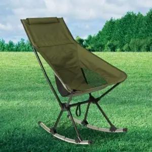 2WAY릴랙스스윙캠핑의자(카키)낚시흔들의자 AK08QV23