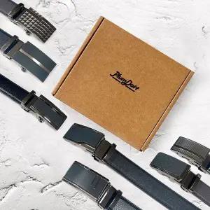 국산 플럼도트 소가죽자동벨트 선물박스포함 허리띠