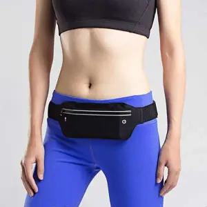 운동할때 QM19FI93 핸드폰 가방 등산 허리 벨트 포켓 백 힙색