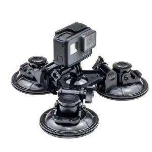 오즈모 호환 자동차 유리 흡착 거치대 액션캠 주행 영상 블랙박스