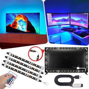RGB 5V TV Led 백라이트 스트립 5050 색상 원격 Diy 색상으로 변경 49495558 인치 조명에 대 한
