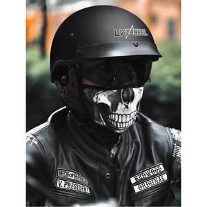 레트로 할리 바이크 여름 헬멧 쇼티 데이비슨 반모헬멧 반모